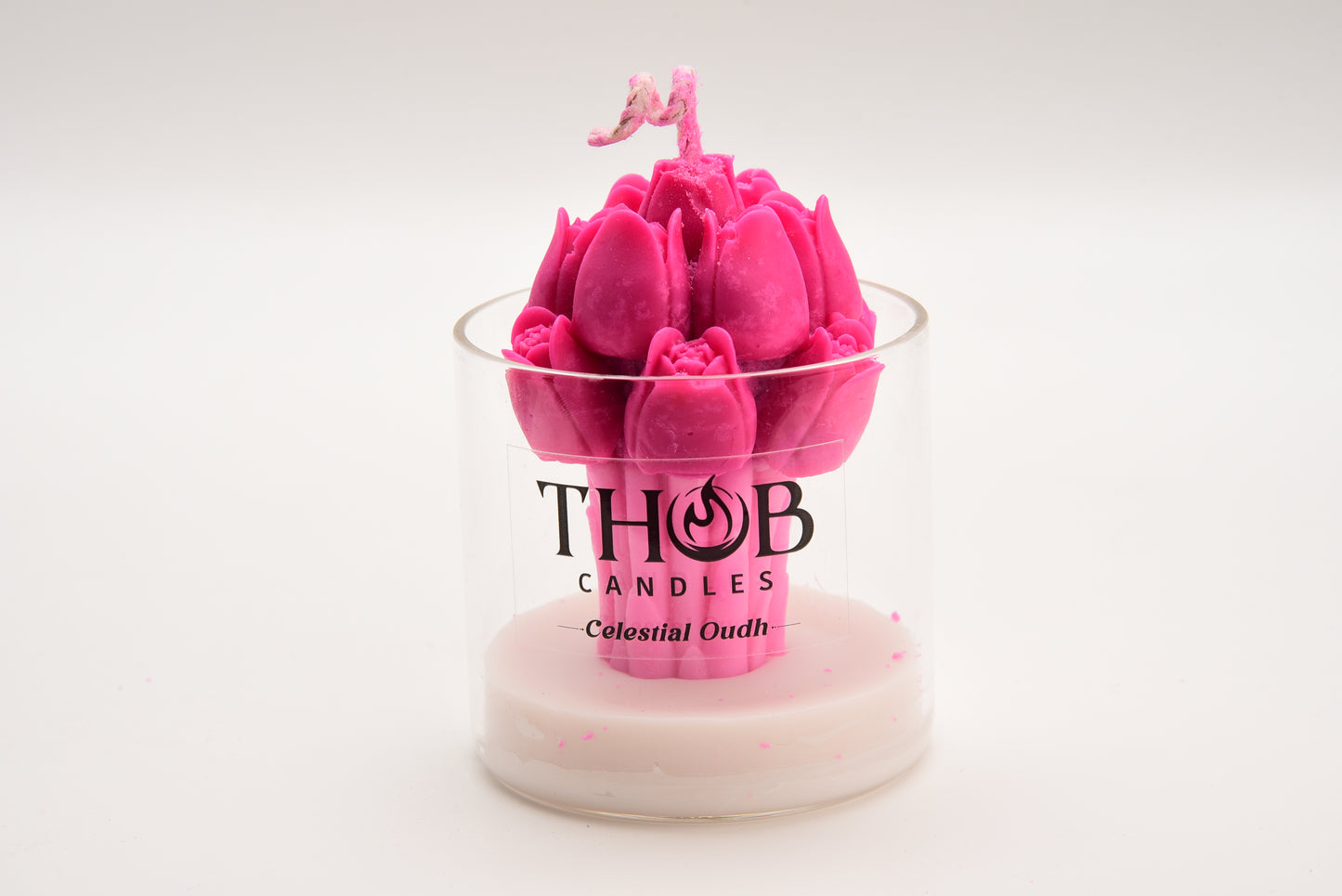 THOB Candles | Celestial Oudh | Handpoured Soy Wax Scented Candle | Deep Oudh & Sandalwood | Luxury Scented Candle for Gifting & Meditation