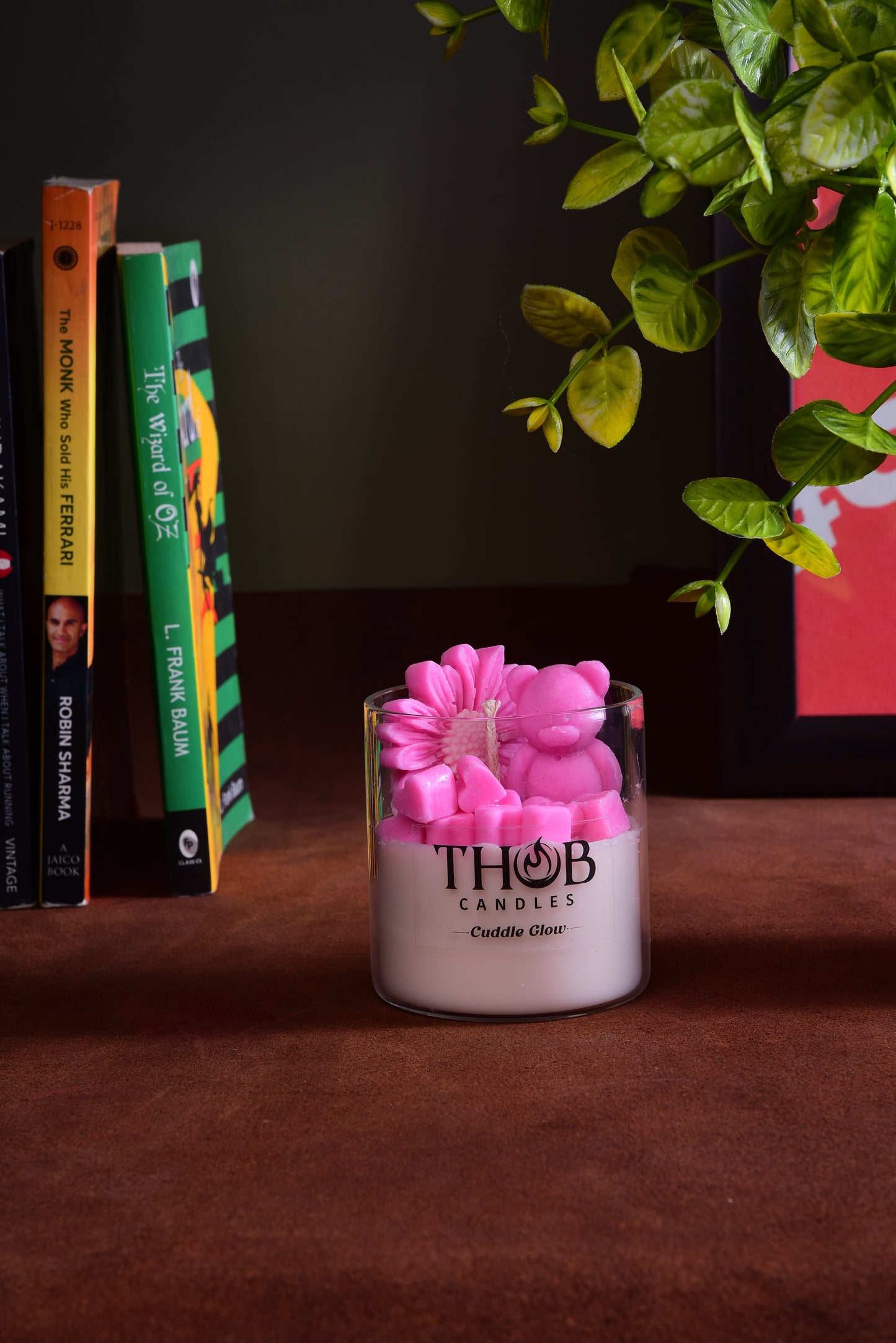 THOB Candles | Cuddle Glow | Hand poured Soy Wax Scented Candle | Warm Amber & Musk | Cozy Home Fragrance for Relaxation & Gifting
