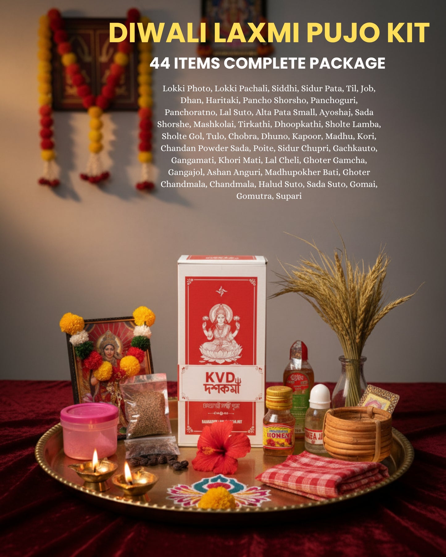 Diwali Lokkhi/Laxmi Pujo Kit