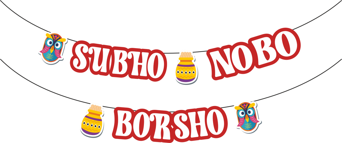Subho Nobo Borsho Banner  English