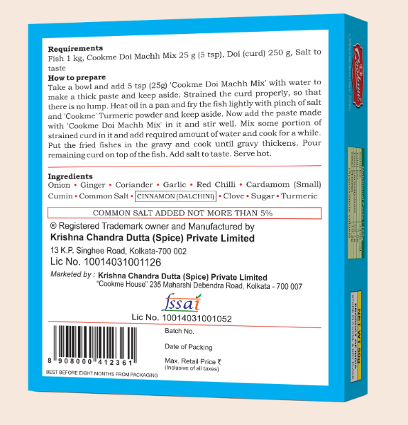 Cookme Doi Machh Mix 50g