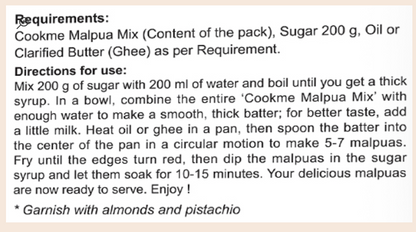 Cookme Malpua-Mix 100g