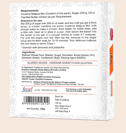 Cookme Malpua-Mix 100g