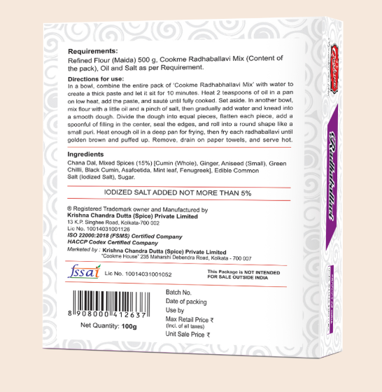 Cookme Masala Dhoka Mix 200g