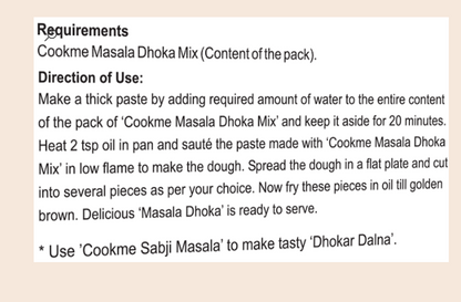 Cookme Masala Dhoka Mix 200g