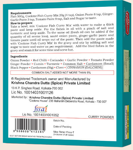 Fish Curry Masala 50g