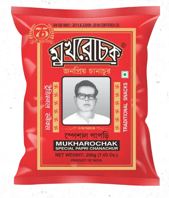 Mukharochak  Special Papri  Chanachur - 400g  (200g x Pack of 2)