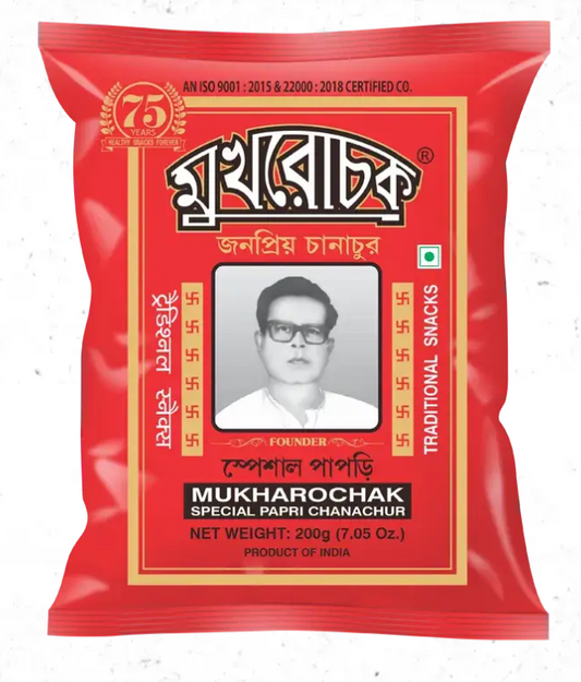 Mukharochak  Special Papri  Chanachur - 400g  (200g x Pack of 2)