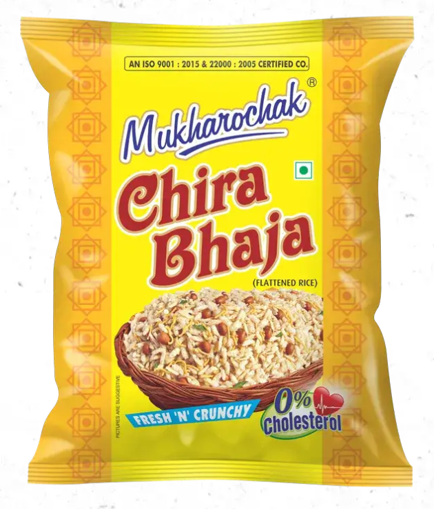 Mukharochak  Chira Bhaja - 400g  (200g x Pack of 2)