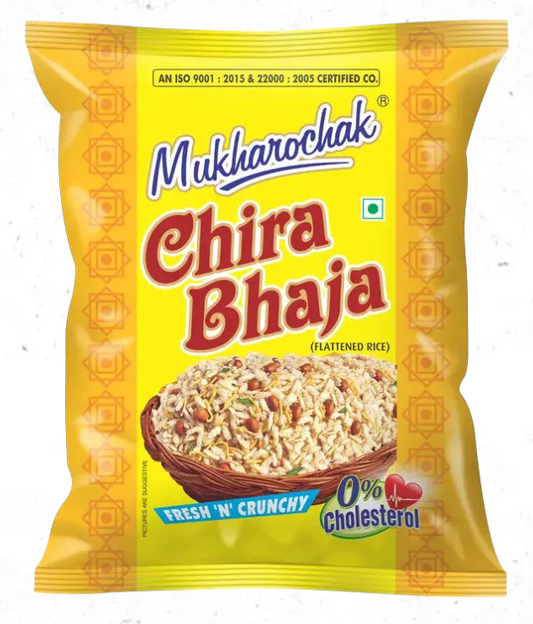 Mukharochak  Chira Bhaja - 400g  (200g x Pack of 2)