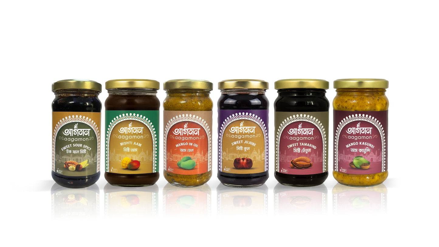 Aagamon Kacha Lanka Achar | Green Chili Pickle | 250g